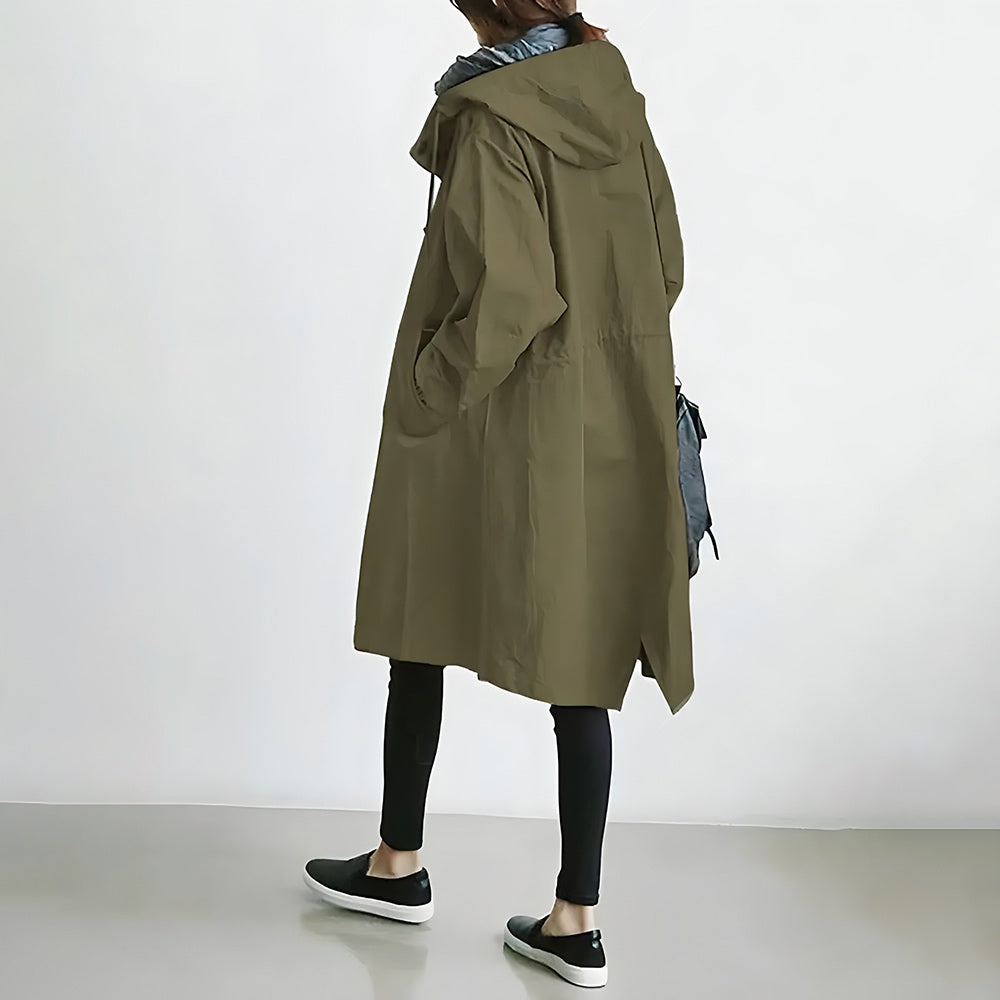Shop Velvia | Waterproof Hooded Windbreaker