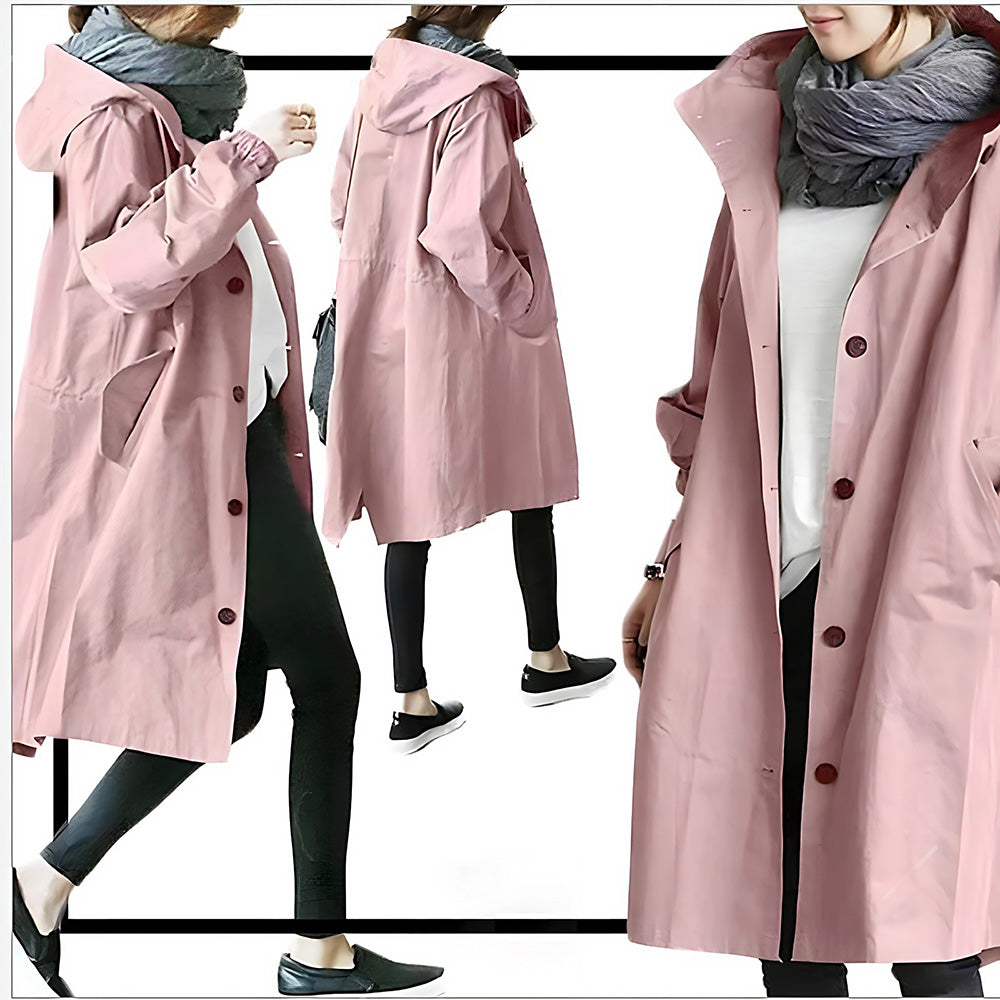 Shop Velvia | Waterproof Hooded Windbreaker