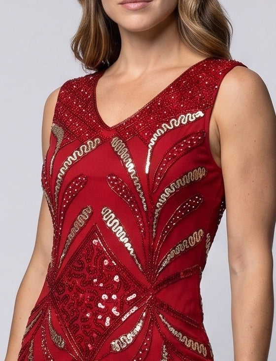 Women Elegant Fringe Cocktail Dress Shop Velvia