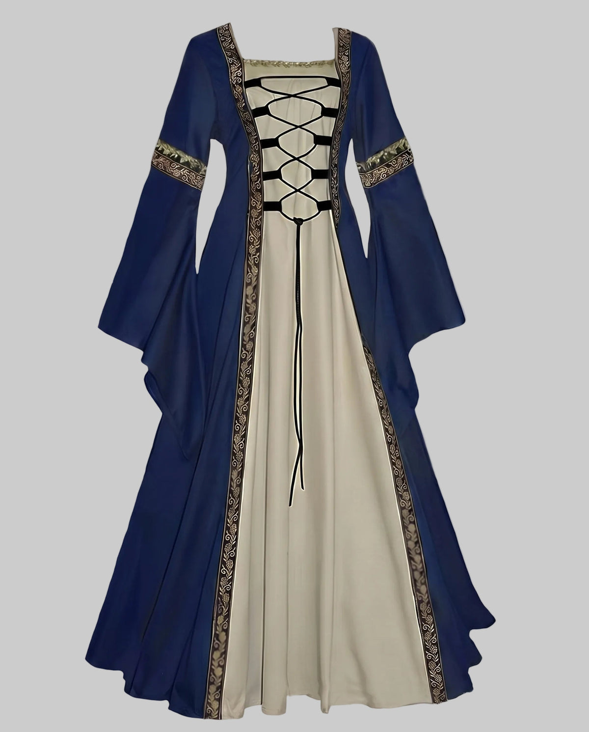 Women's historic fairy tale dress with elegant lacing design Shop Velvia