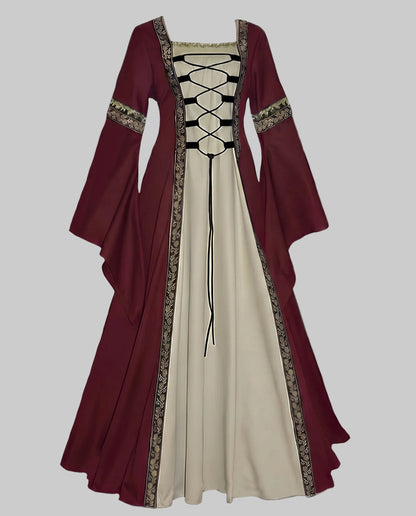 Women's historic fairy tale dress with elegant lacing design Shop Velvia