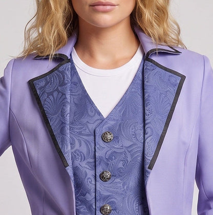 Women's Charming Suit Coat with Detailed Waistcoat Shop Velvia