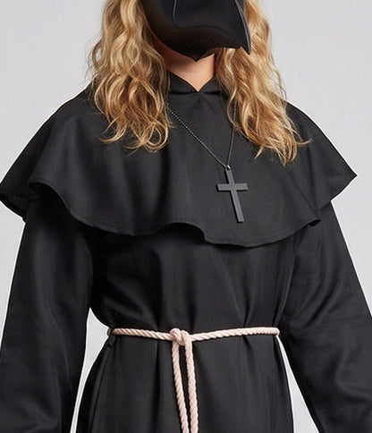 Women Medieval Costume with Hood and Ruffle Details Shop Velvia