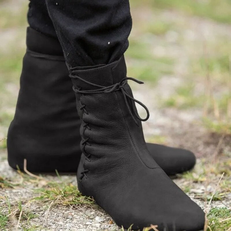 Shop Velvia | Medieval Leather Boots for Men