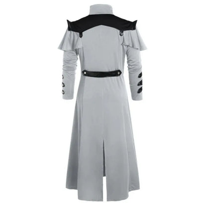 Shop Velvia | Men's Medieval Long Coat Armor in Gothic Style