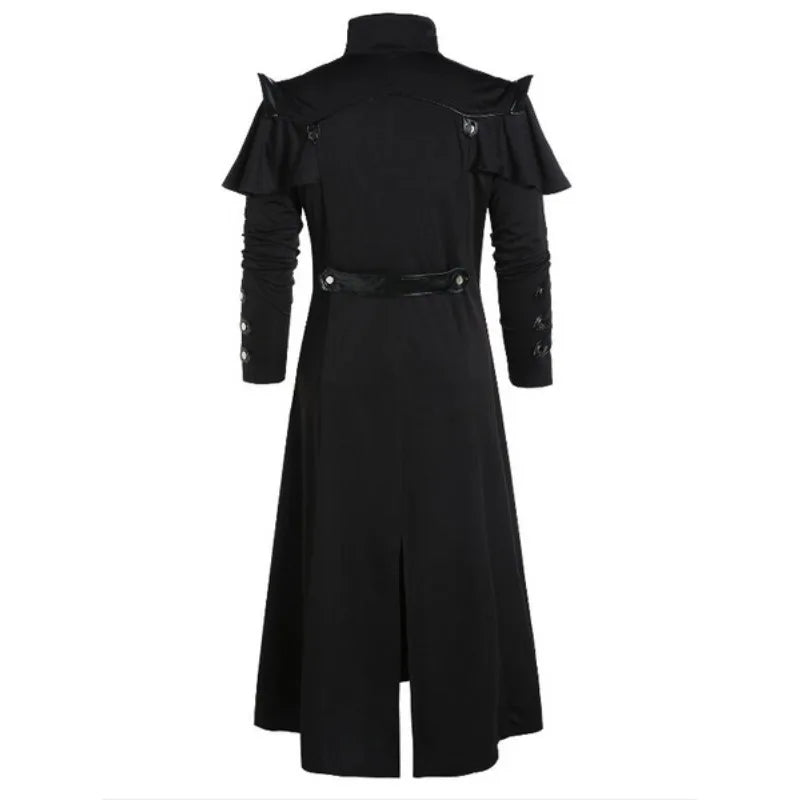 Shop Velvia | Men's Medieval Long Coat Armor in Gothic Style