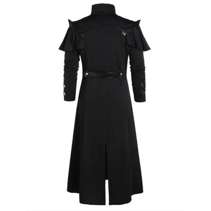 Shop Velvia | Men's Medieval Long Coat Armor in Gothic Style