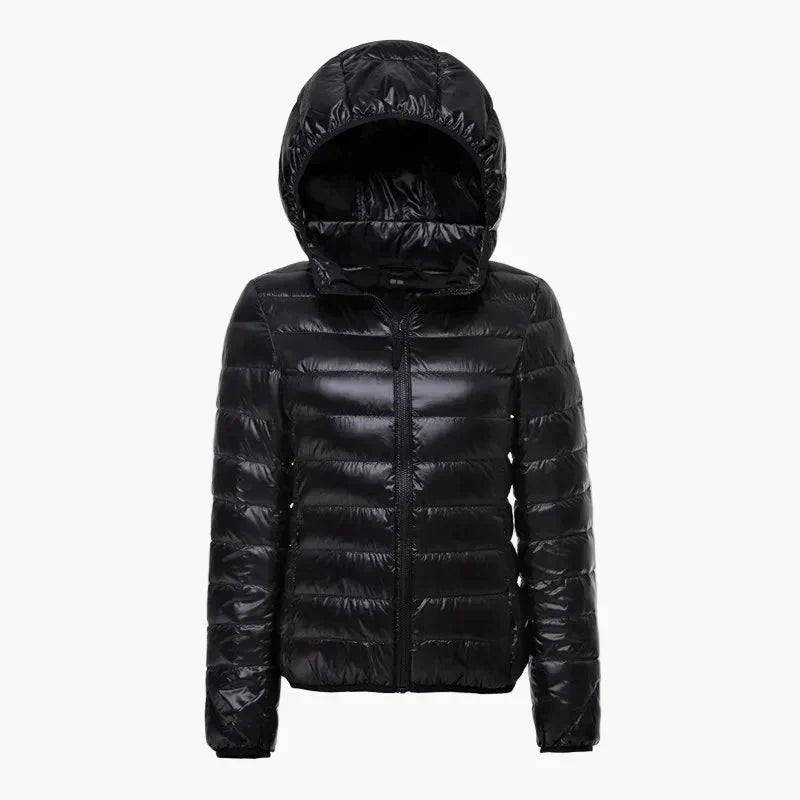 Shop Velvia | Padded jacket with hood - Lightweight transitional jacket for everyday and outdoor