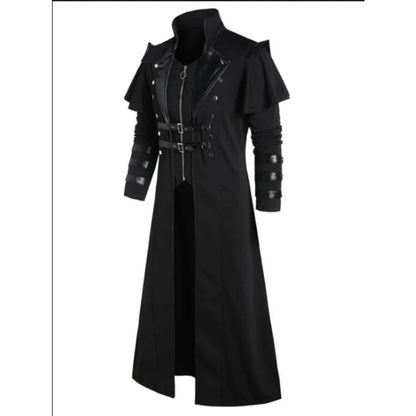 Shop Velvia | Men's Medieval Long Coat Armor in Gothic Style
