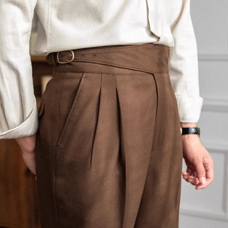 Suit trousers men Italian elegant