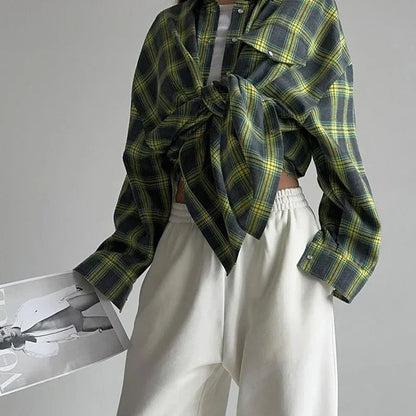 Shop Velvia | Classic Flannel Shirt with Checks Cotton Soft and Stylish
