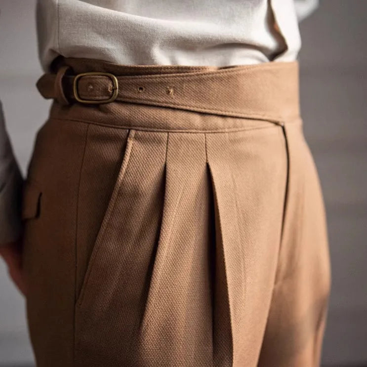 Suit trousers men Italian elegant