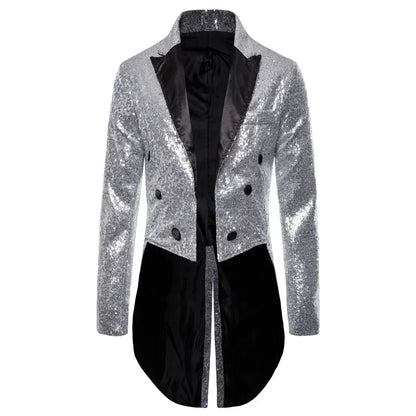 Shop Velvia | Men's Glitter Tailcoat with Sequins for Special Occasions
