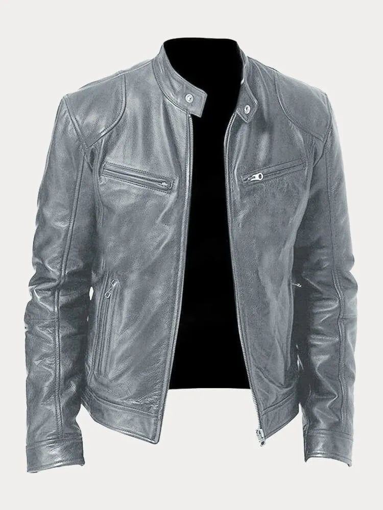 Shop Velvia | Casual Leather Jacket