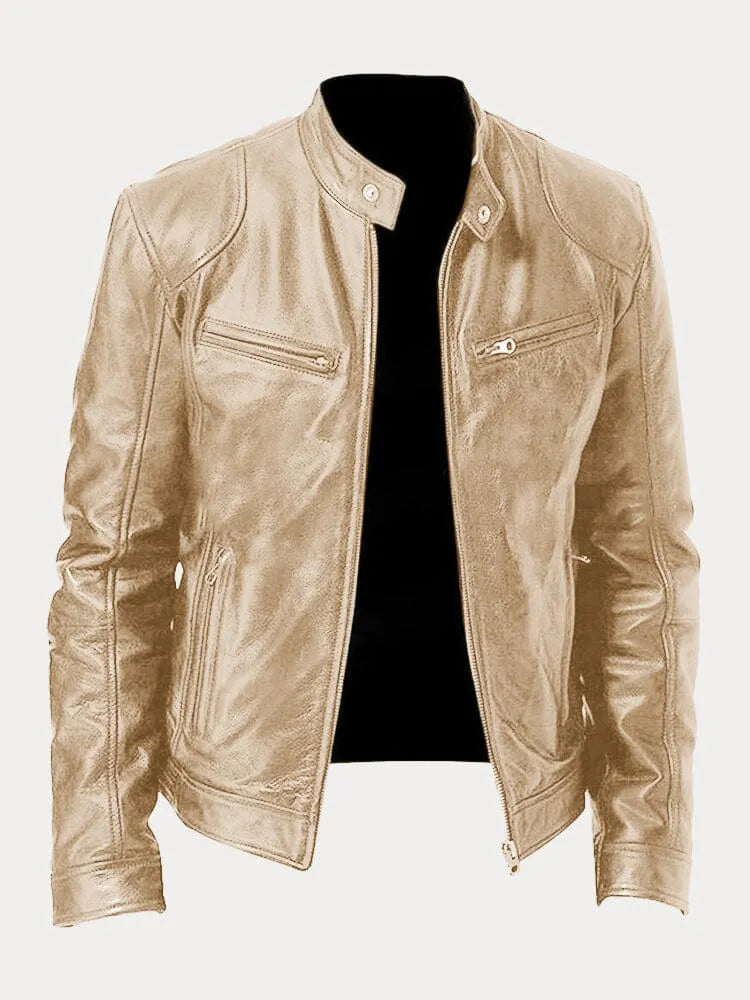 Shop Velvia | Casual Leather Jacket