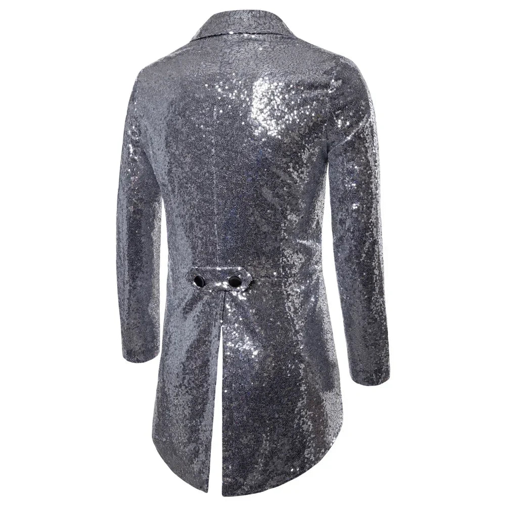 Shop Velvia | Men's Glitter Tailcoat with Sequins for Special Occasions