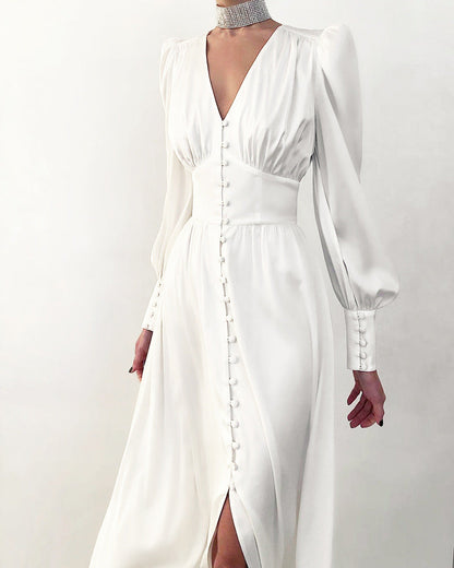Shop Velvia | Elegant Satin Dresses for Spring and Summer