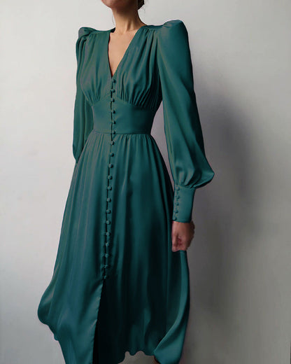Shop Velvia | Elegant Satin Dresses for Spring and Summer