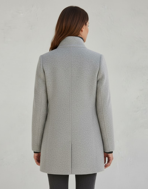 Shop Velvia | Short Coat Modern Elegant Transitional Jacket for Everyday & Work