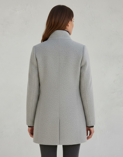 Shop Velvia | Short Coat Modern Elegant Transitional Jacket for Everyday & Work
