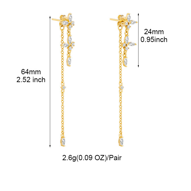 Timeless drop earrings
