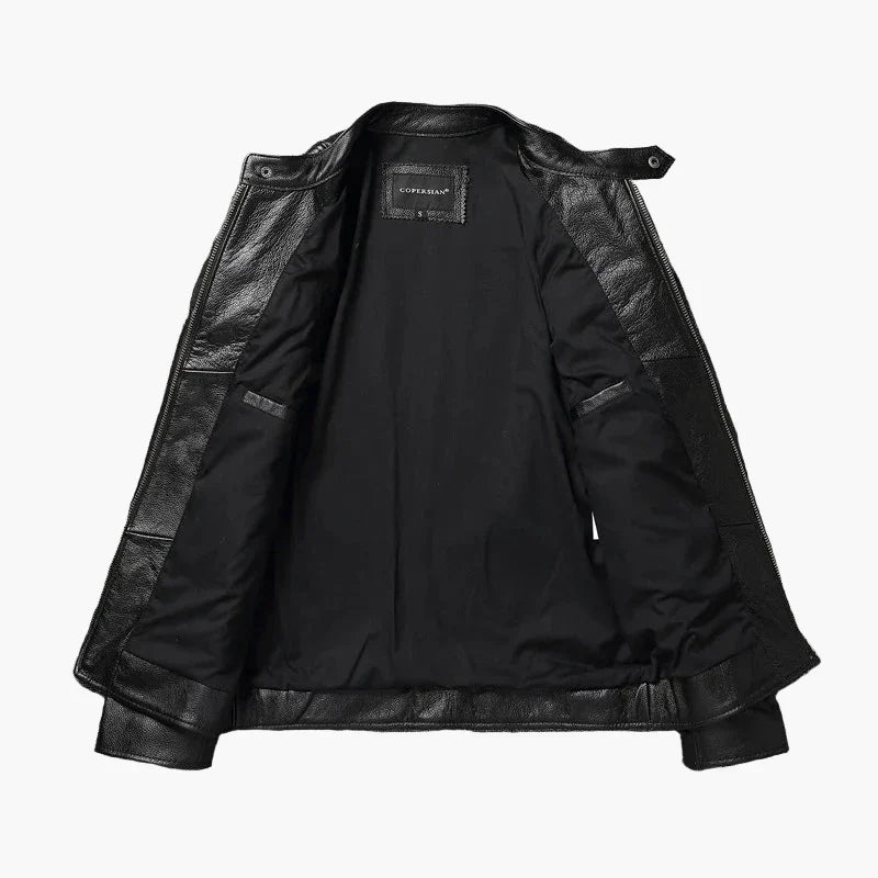 Shop Velvia | Biker jacket in classic moto style - Slim fit fashionable transitional jacket for leisure and everyday use