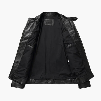 Shop Velvia | Biker jacket in classic moto style - Slim fit fashionable transitional jacket for leisure and everyday use
