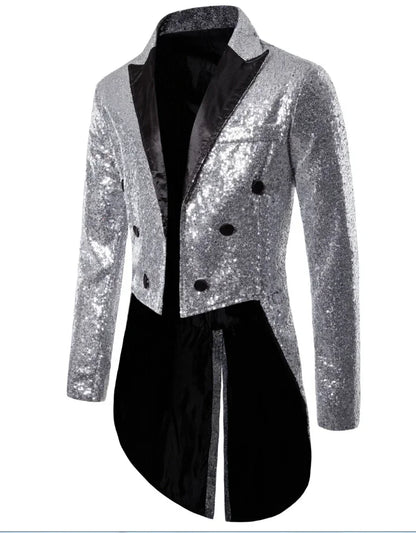 Shop Velvia | Men's Glitter Tailcoat with Sequins for Special Occasions