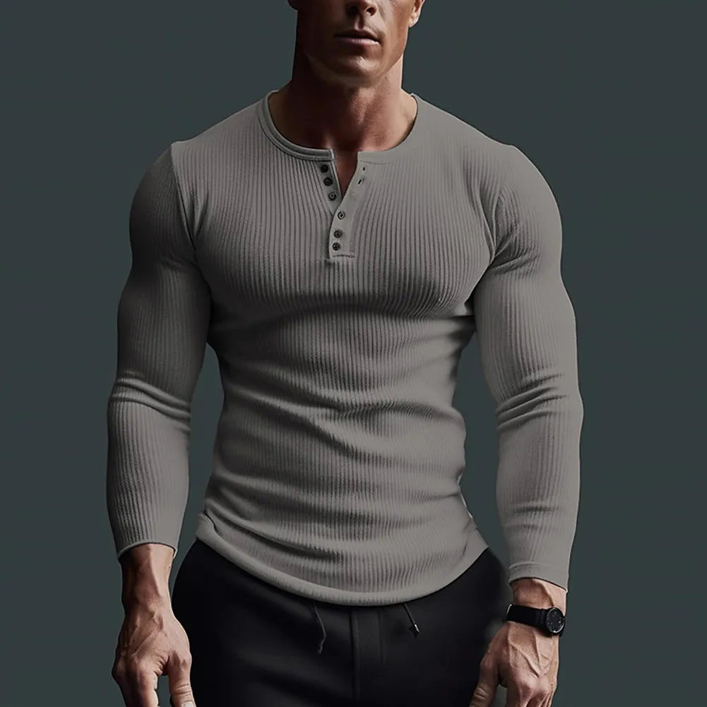 Slim-Fit-Henley-Shirt