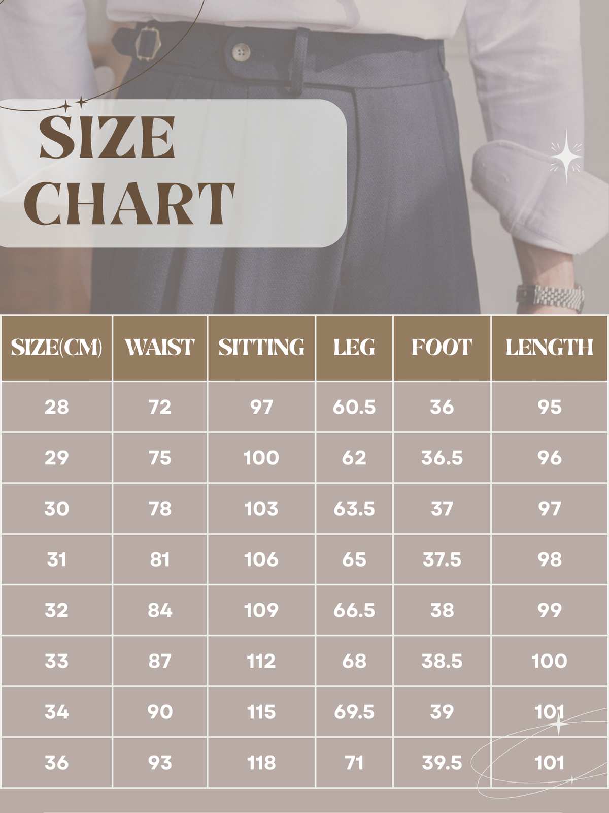Shop Velvia | Men's Pants, Tailored Fit, High Waist - Full Lengths