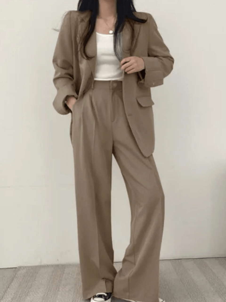 Shop Velvia | Two-Piece Women's Suit Trouser Suit Women Casual Suit