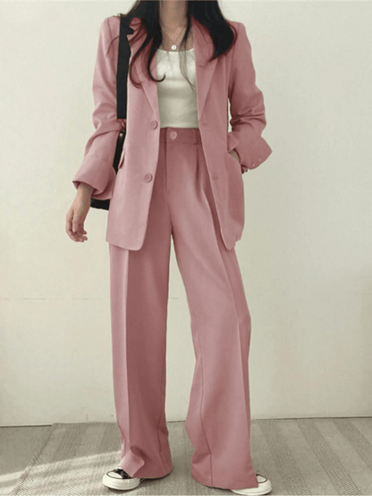 Shop Velvia | Two-Piece Women's Suit Trouser Suit Women Casual Suit