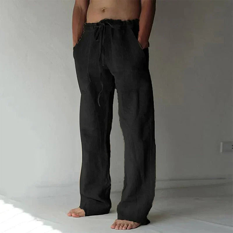 Shop Velvia | Men's Baggy Linen Pants