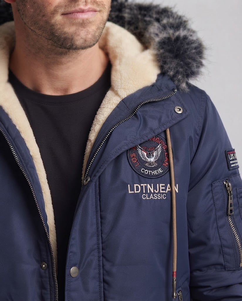 Men's winter jacket with teddy lining Shop Velvia