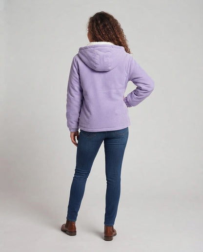 Women's Fleece Jacket with Hood Shop Velvia