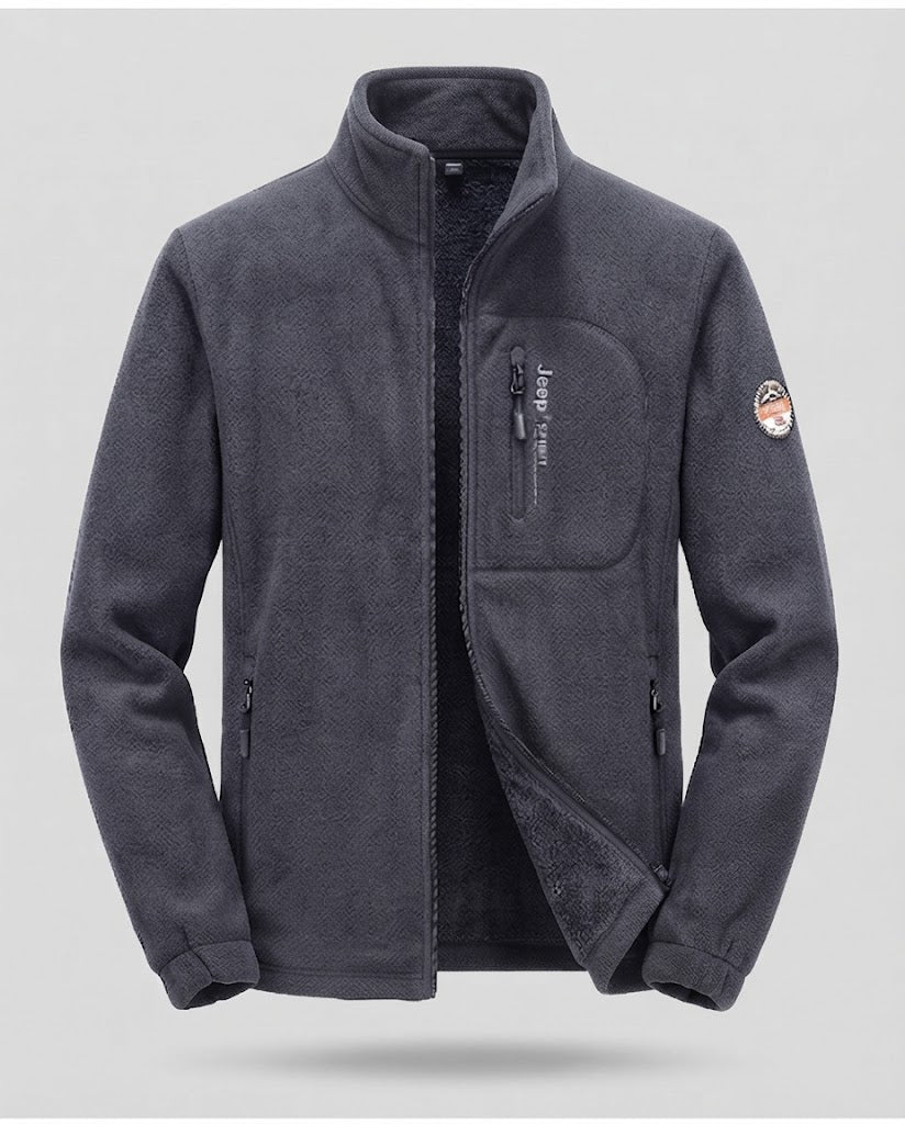 Men's fleece jacket with high collar Shop Velvia