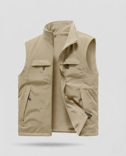 Men's Practical and Versatile Fleece Vest Shop Velvia