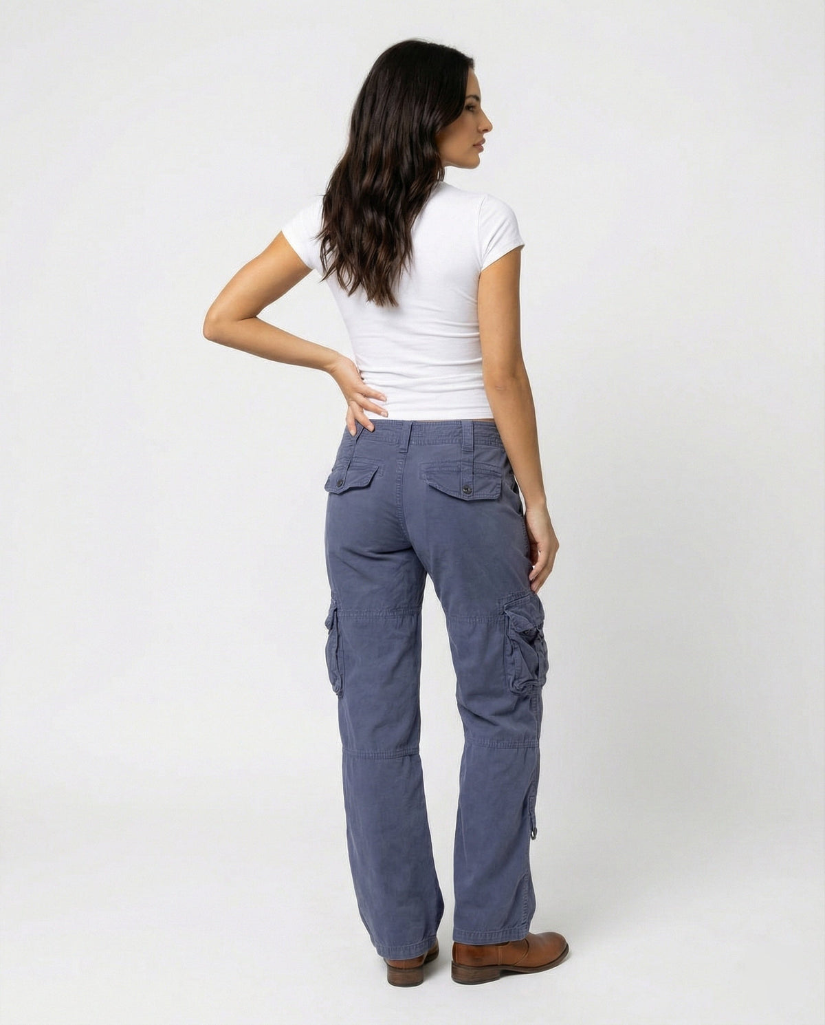 Shop Velvia - Elegant Cargo Pants for Women Modern Cut