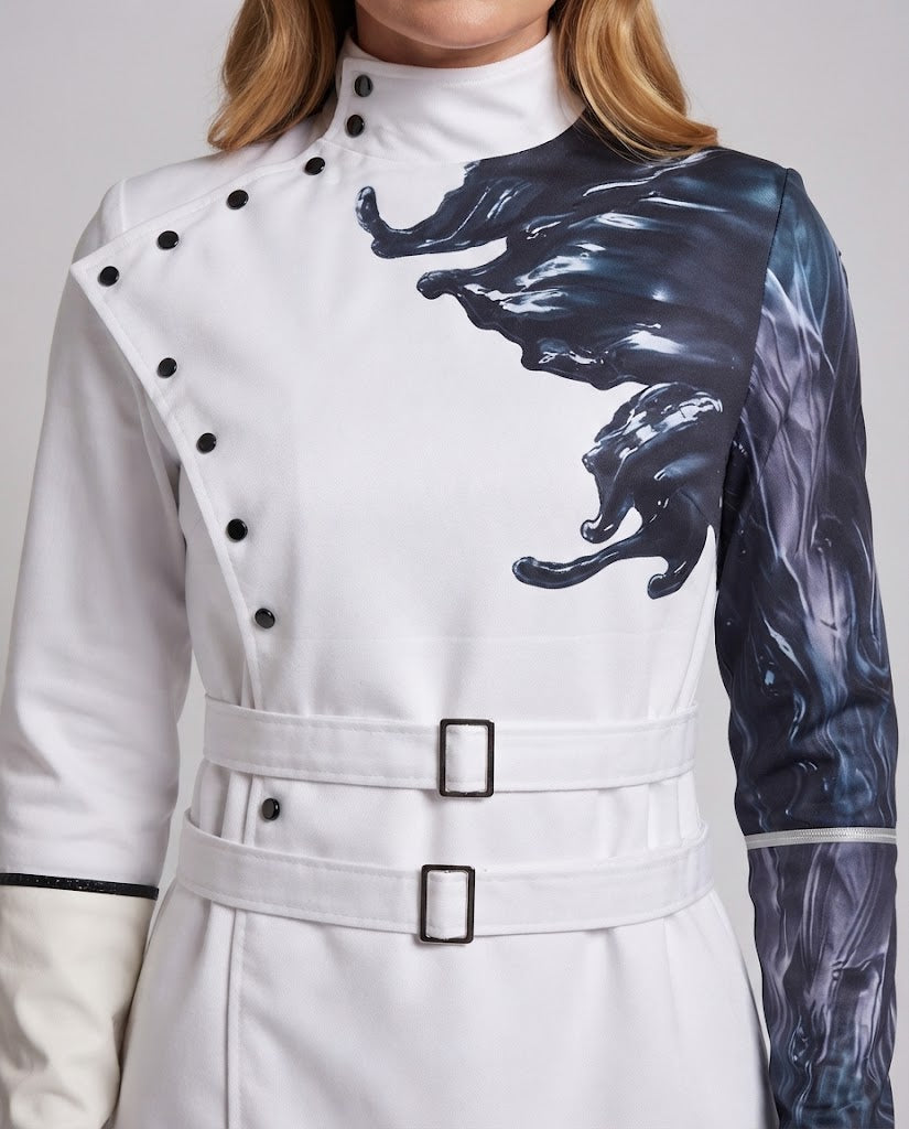Women’s costume jacket with unique design and matching accessories Shop Velvia