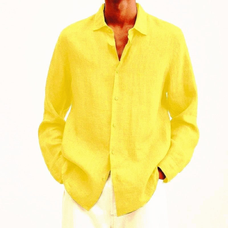 Shop Velvia | Elegant Linen Shirt For Men