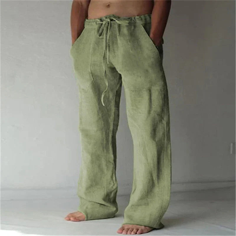 Shop Velvia | Men's Baggy Linen Pants