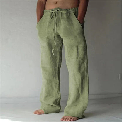 Shop Velvia | Men's Baggy Linen Pants