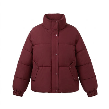 Ladies nan short urban quilted jacket with hood insert, flap pockets, and soft thermal lining