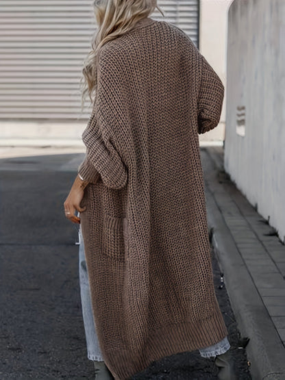 Shop Velvia | Wool knitted cardigan with pockets for women - Perfect for everyday use
