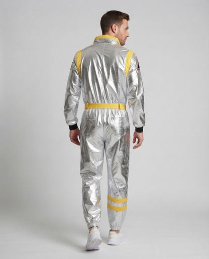 Men's futuristic space suit with reflective surface Shop Velvia