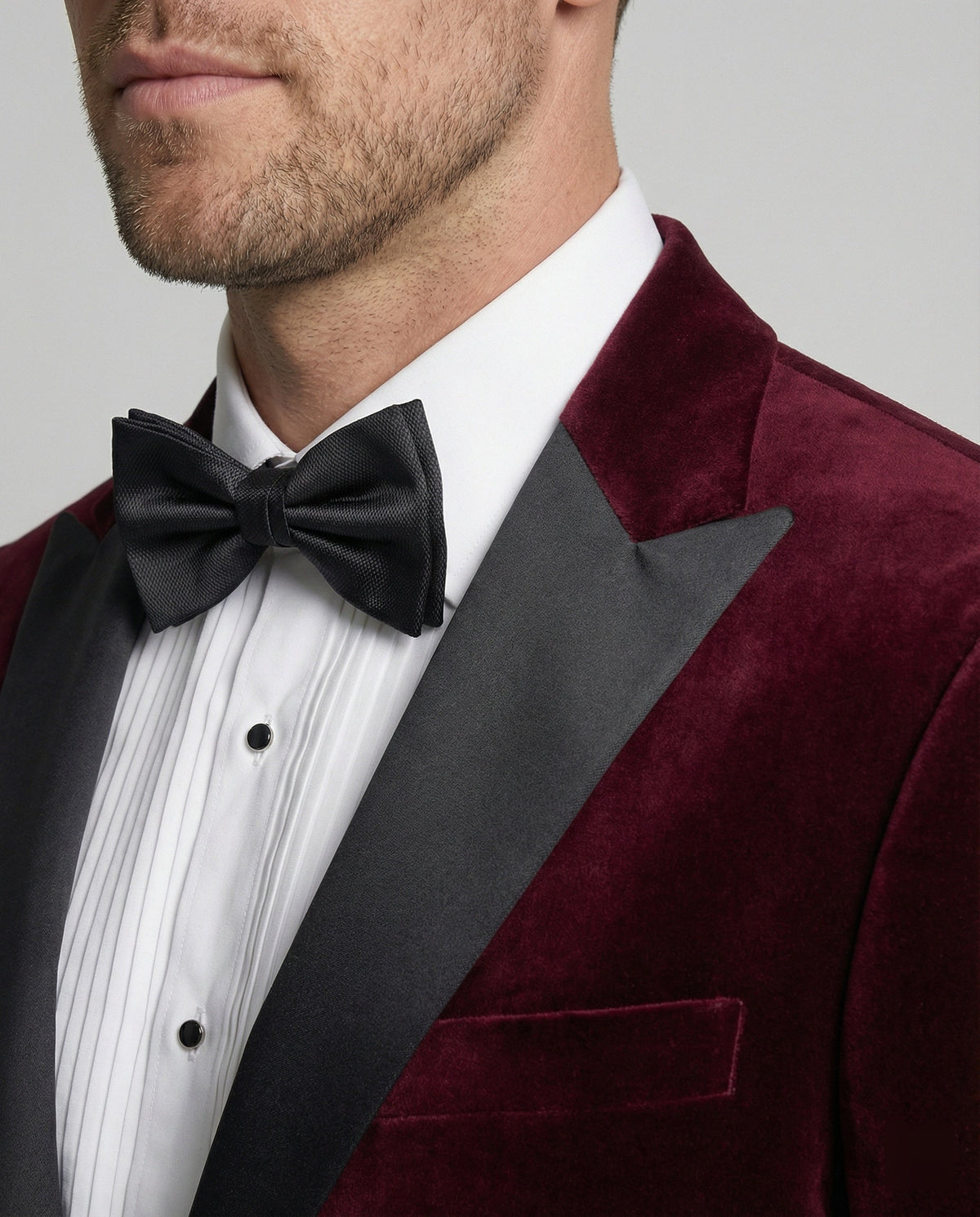 Shop Velvia | Men's Summer Jacket with Slim Fit and Contrasting Lapel