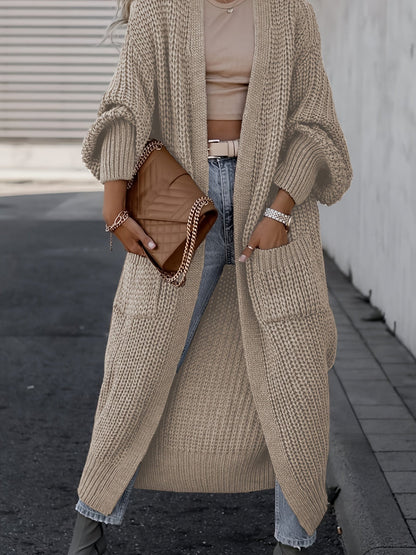 Shop Velvia | Wool knitted cardigan with pockets for women - Perfect for everyday use