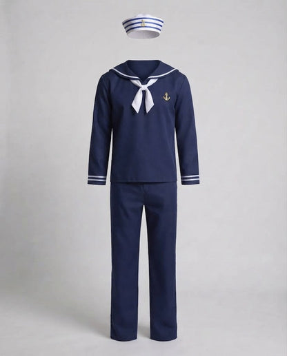 Men's sailor costume with traditional collar and casual fit Shop Velvia