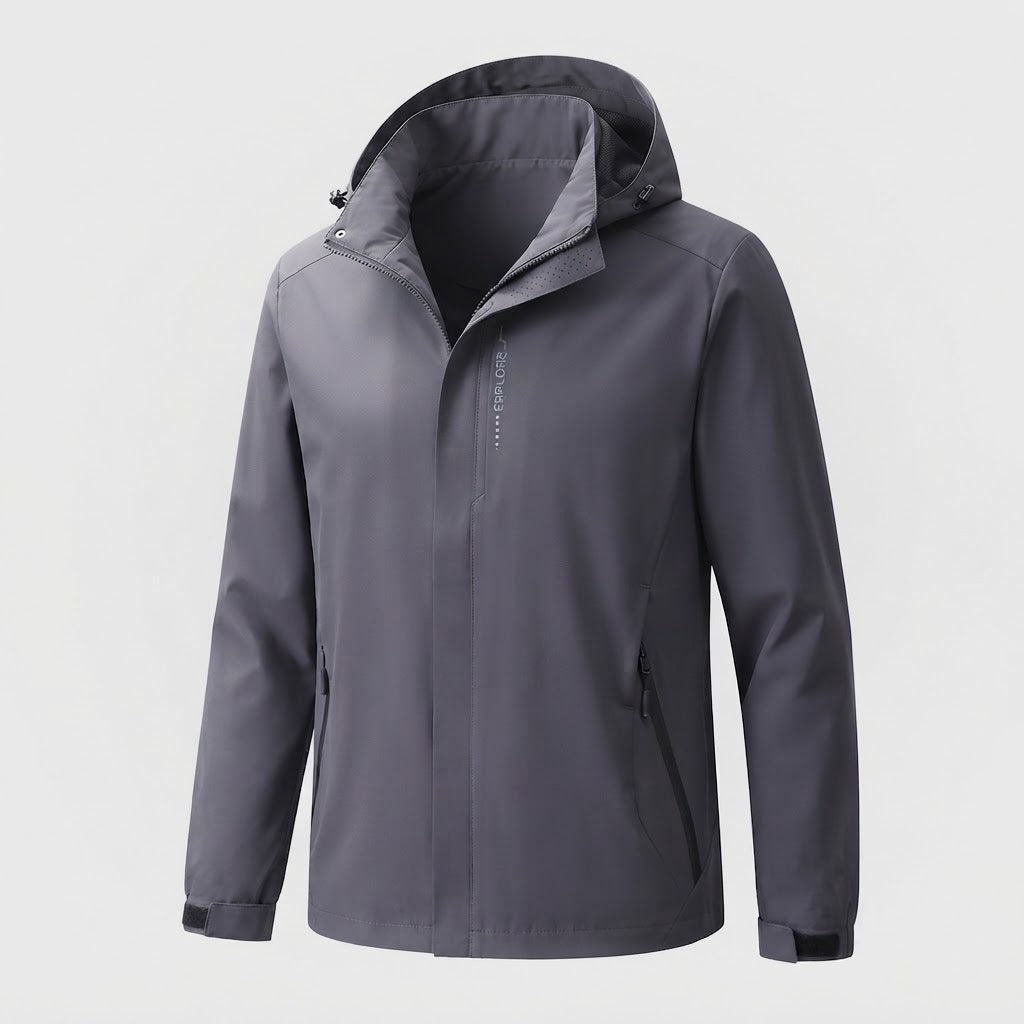 Men's Wind and Water Resistant Sports Jacket Shop Velvia