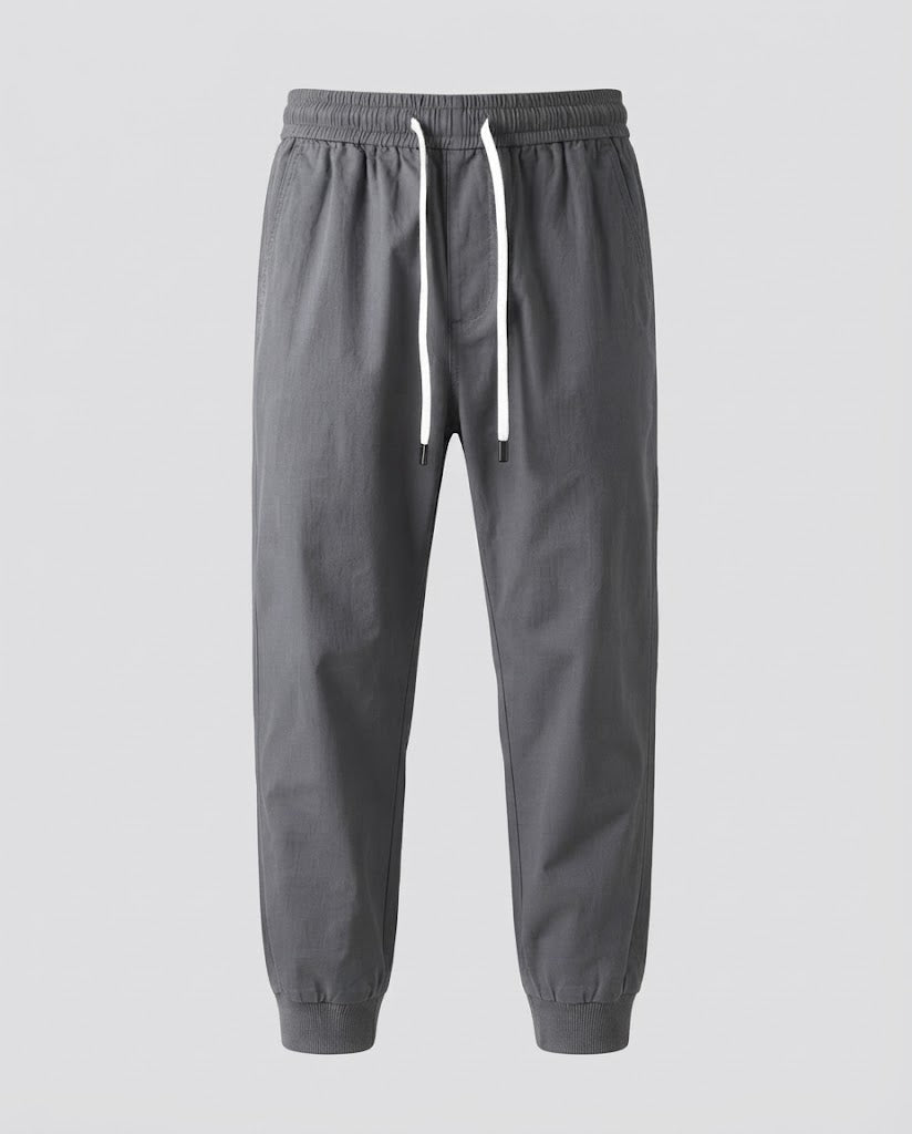 Men's Lightweight Elastic Jogger Pants with Drawstring and Ankle Hem Shop Velvia